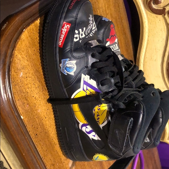 nba mid 07 supreme air force size 9